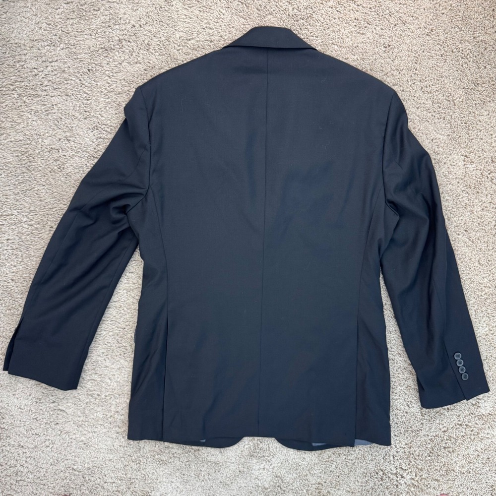 J.S. A. Bank 1905 Tailored Fit Blazer‎ Mens 38R Black Wool Blend Business Casual - Picture 2 of 11